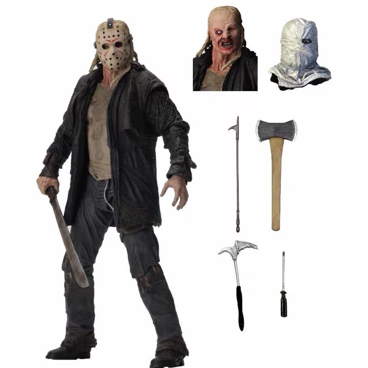 Neca Mô Hình Nhân Vật Jason Texas Madman Trong Phim Thứ Sáu Halloween