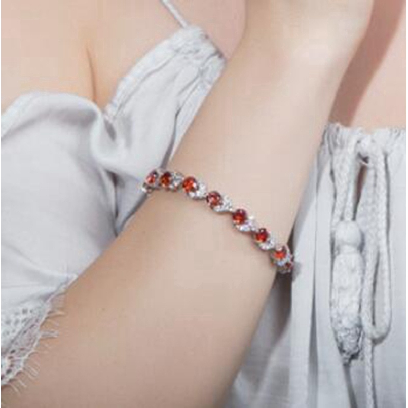 Vòng tay đá quý nhiều màu sáng bóng Vòng tay đầy cá tính