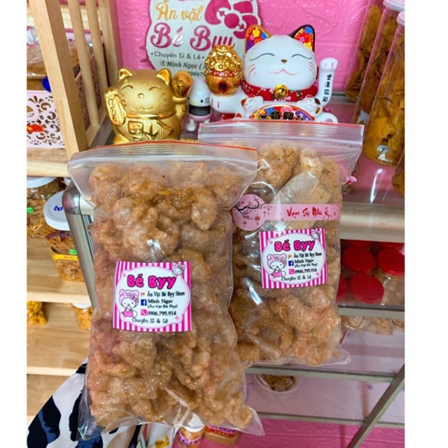 Da Heo Chiên Giòn Lắc Tỏi Túi Zip Trung