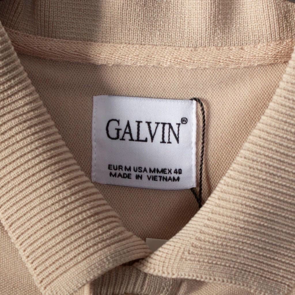 Áo polo nam Galvin cộc tay, áo thun nam chất vải cá xấu sang trọng lịch sự - P03