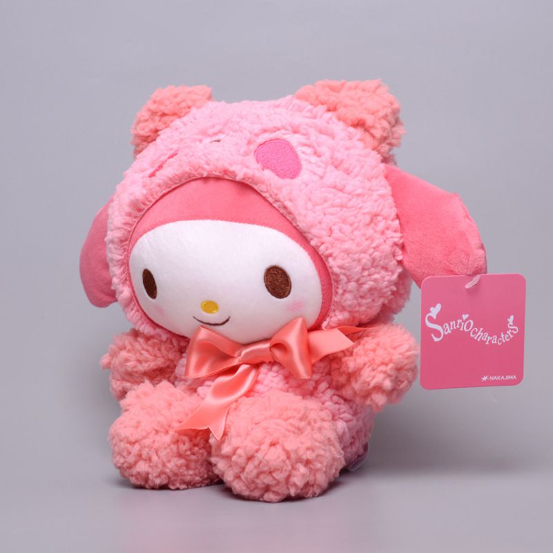 Thú nhồi bông hình Kuromi  Cinnamoroll Sanrio dễ thương kích thước 25cm