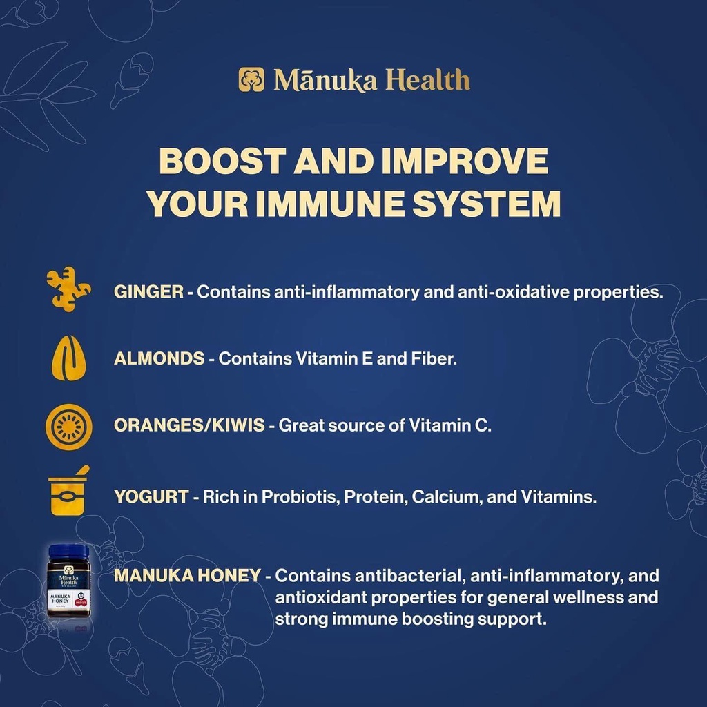 Mật ong MANUKA New Zealand MGO 263+ 500gr Manuka Health Honey Mật ong