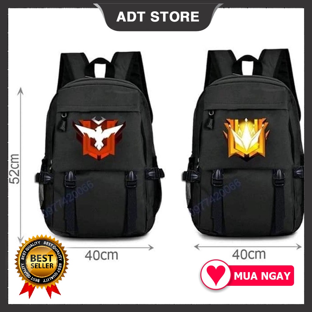 Balo Rank Huyền thoại đại kiện tướng 🎁 Freeship 🎁 Cặp garena Free fire Sống dai thành huyền thoại giá rẻ