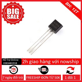 Combo 10 Transistor  PNP A1015 0.15A-50V( Chân cắm TO-92)-linhkiendientubk
