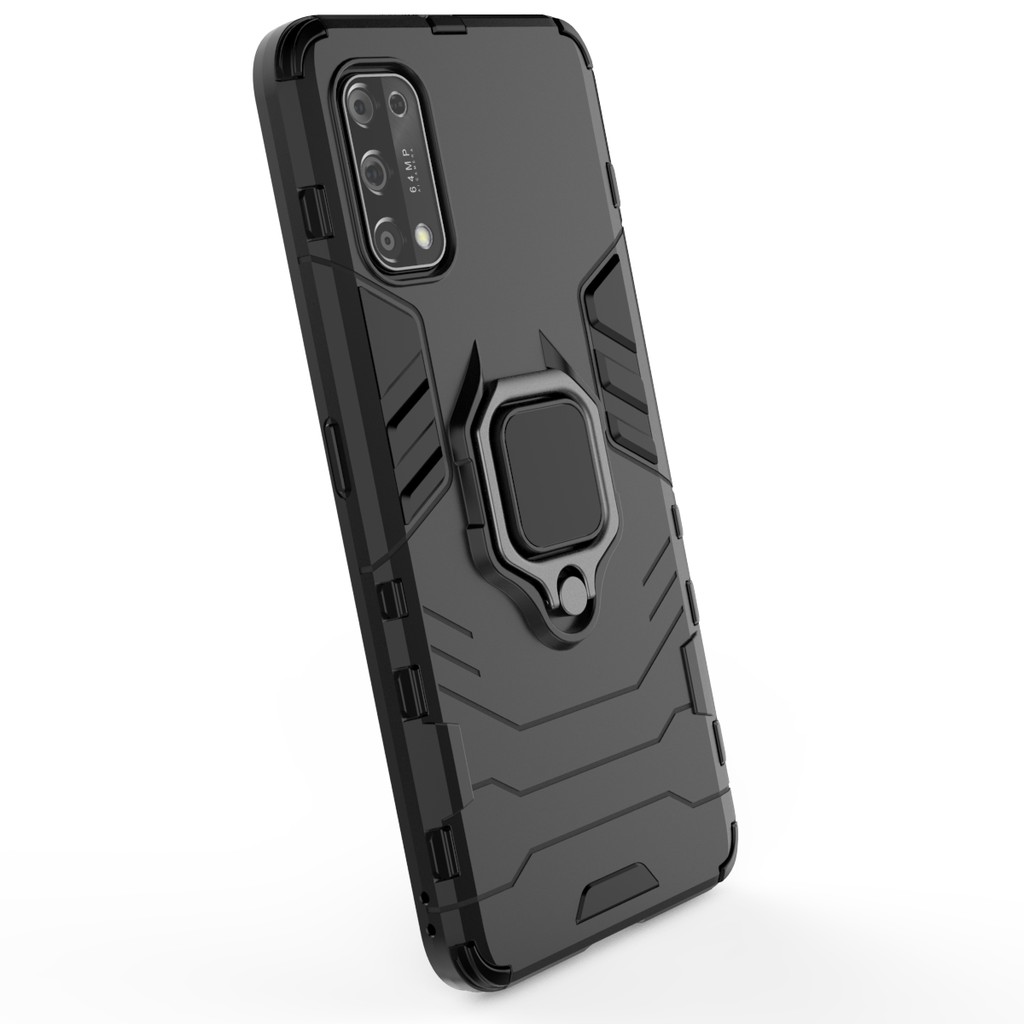 Ốp lưng Oppo Realme X7 / Realme Q2 Pro / Realme Q5 Pro Iron Man Iring chống sốc siêu bền giá đỡ xem phim