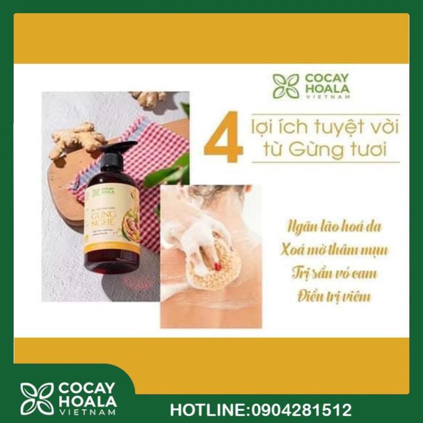 Sữa Tắm Thảo Dược Tinh Dầu Gừng Cocayhoala 300ml | BigBuy360 - bigbuy360.vn