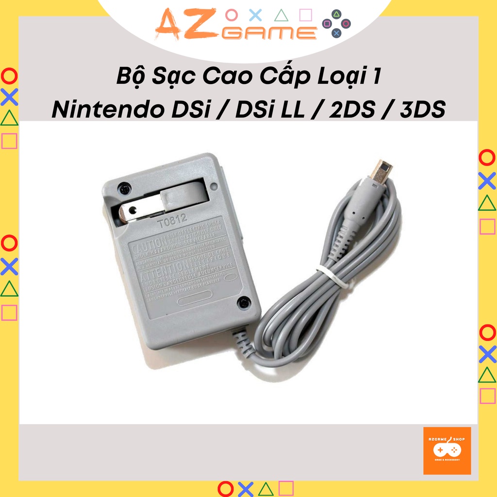 Trọn bộ Sạc cho Nintendo DSi 2DS 3DS cao cấp