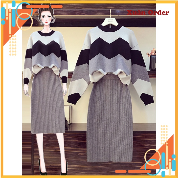 (Order 7-12 ngày, bigsize L-3XL) váy - Hàng Quảng Châu - SKU171121X80