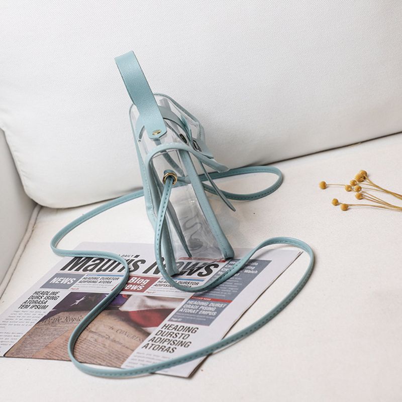 Túi Xách Đeo Vai Cỡ Nhỏ Trong Suốt Thời Trang Đi Biển Mùa Hè Cho Nữ