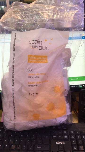 Bông tẩy trang cừu 600 MIẾNG