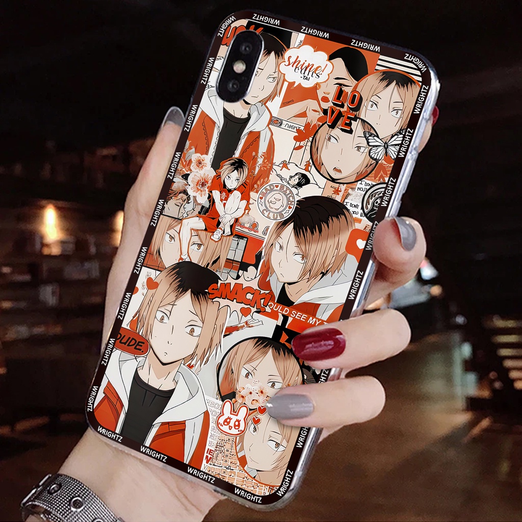 Ốp lưng iphone anime Haikyuu Kenma Kozume phụ kiện ốp điện thoại trang trí thời trang