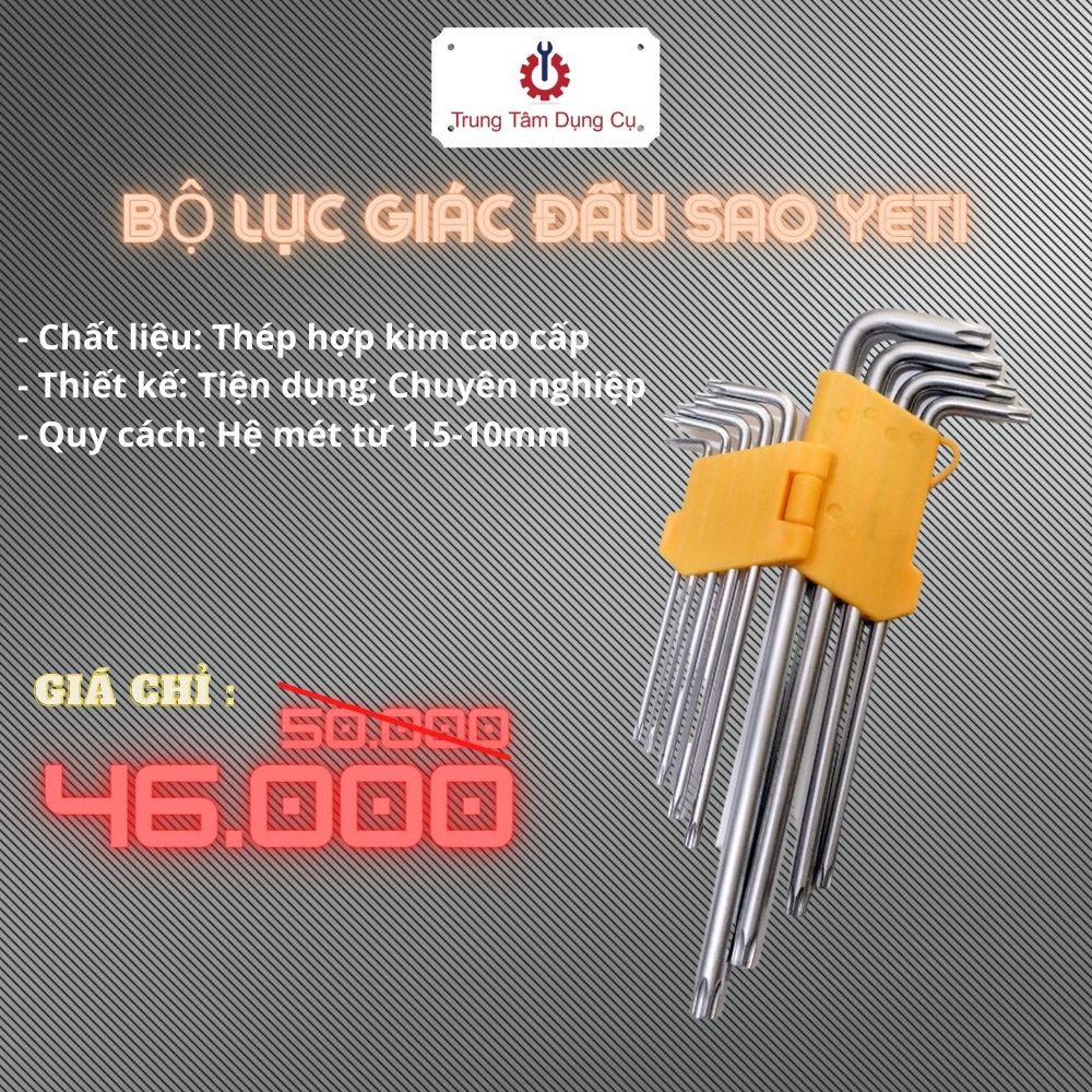 Bộ lúc giác đầu sao YETI - Hàng Chính Hãng