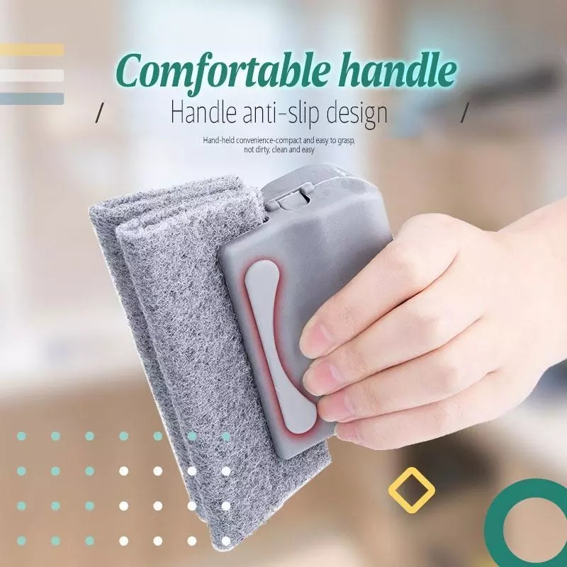 Cọ Vệ Sinh Khe Cửa Sổ/ Góc Tường Độc Đáo Tiện Dụng Cho Nhà Bếp