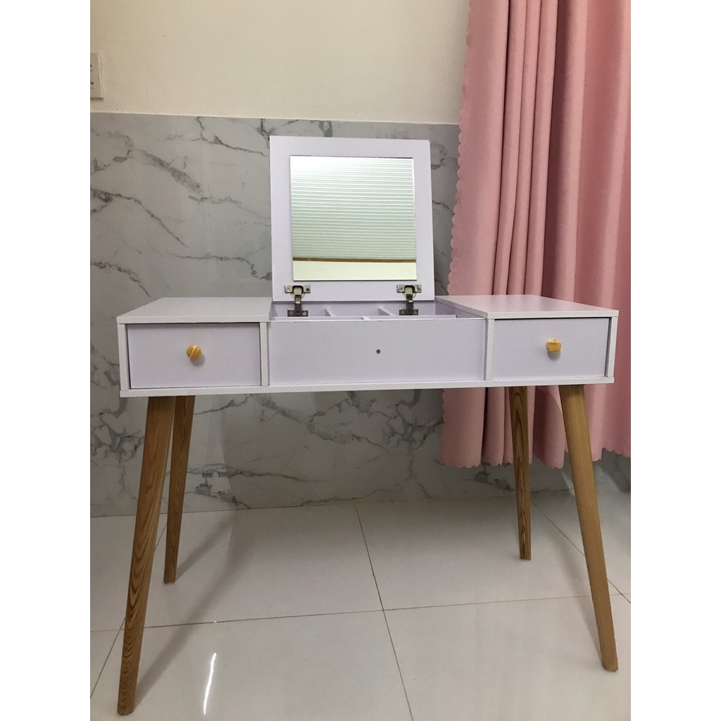 (GIAO HỎA TỐC TPHCM) Bàn trang diểm bàn phấn có gương có ngăn kéo cao cấp