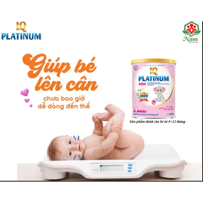 Sữa Bột IQ PLATIUM KIDS số 1 400g/900g (0-12 tháng tuổi)