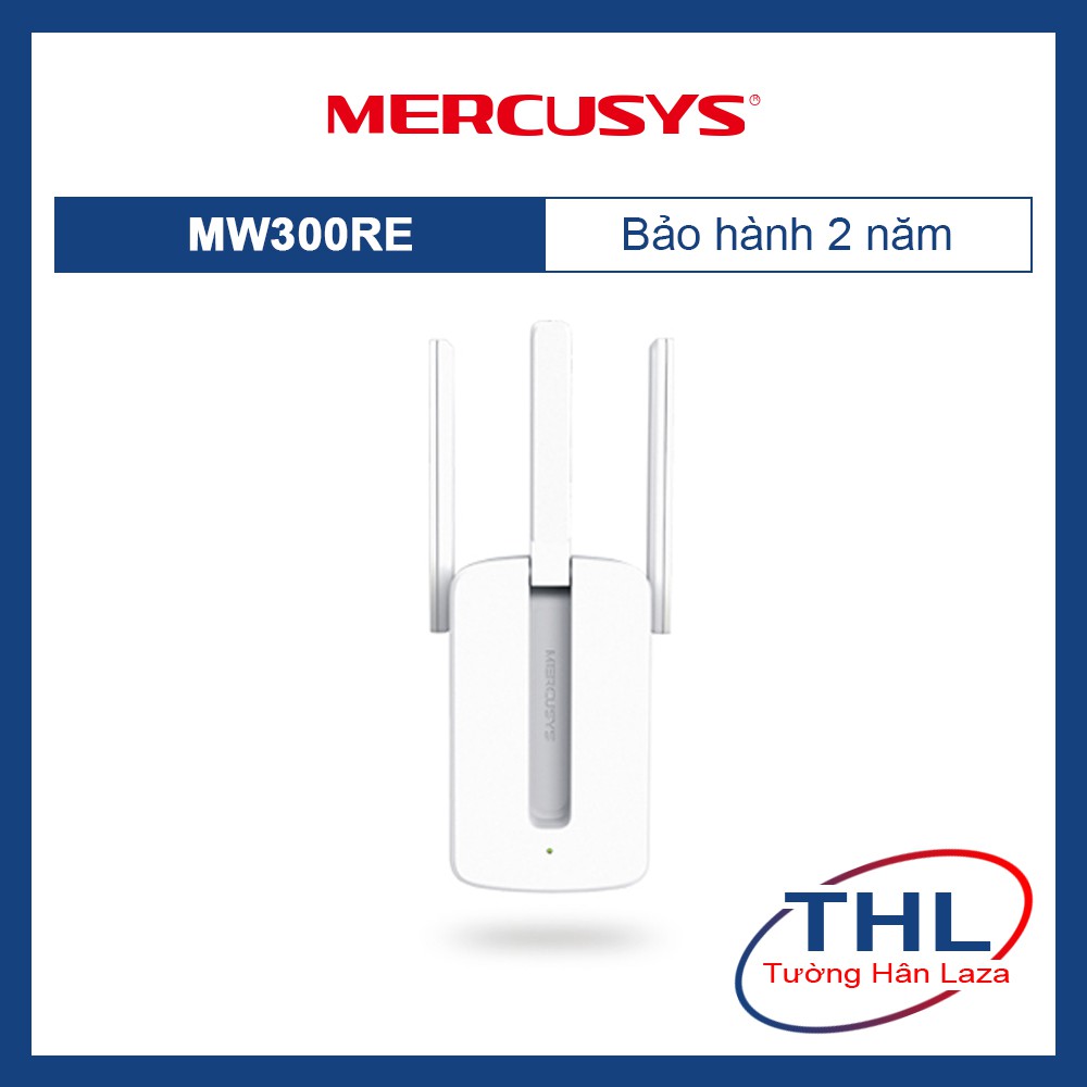Bộ Kích Sóng Wifi Mercusys MW300RE Chuẩn N 300Mbps - Hàng chính hãng