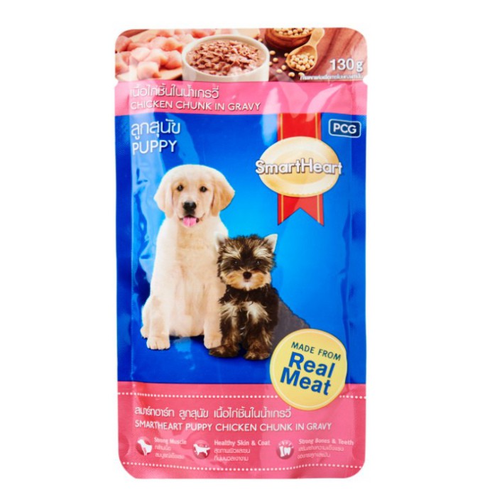 Pate Smartheart Dành Cho Chó Con Và Chó Trưởng Thành 130g - Thứa Ăn Pate Cho Chó - Aki The Pet House
