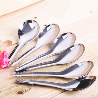 Combo 20 cái muỗng canh bầu inox
