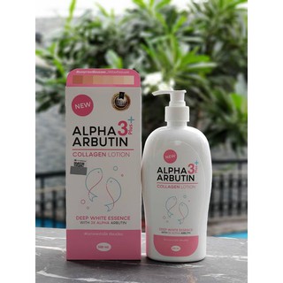 Sữa Dưỡng Trắng Da Alpha Arbutin Collagen Collagen Lotion 3+ Plus 500ml