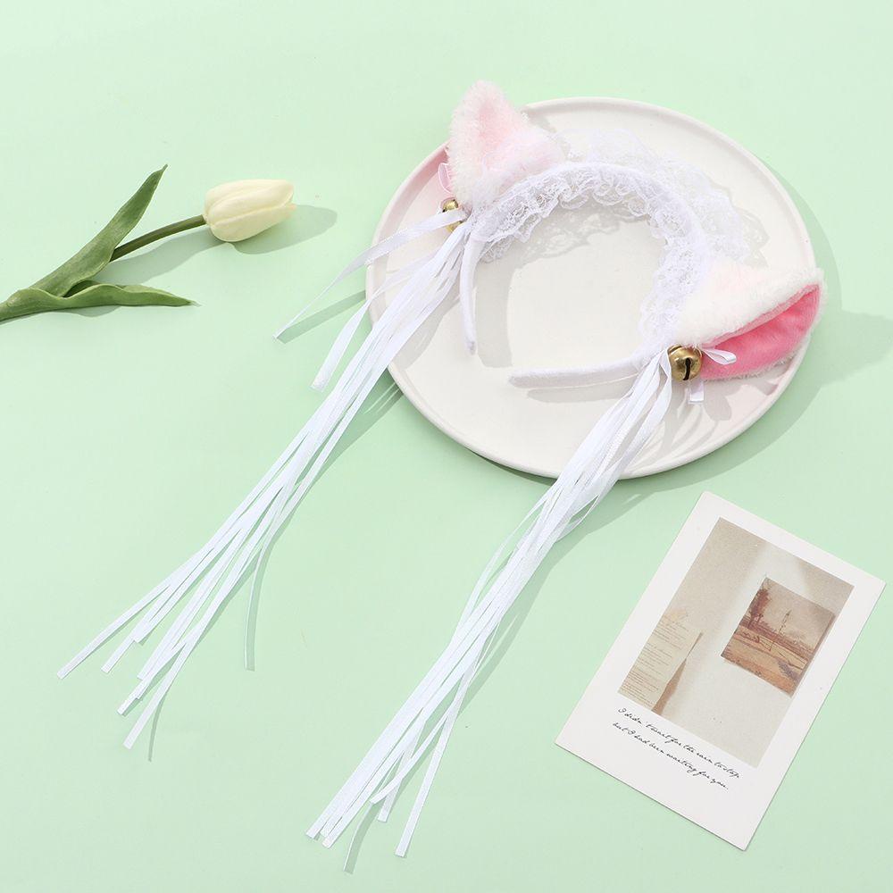 Băng Đô Cài Tóc Hình Tai Mèo Bằng Lông Nhung Dễ Thương Xinh Xắn