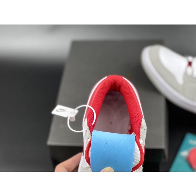 Giày thể thao nam nữ Jordan xám đỏ mẫu mới hot nhất 2022 - J210