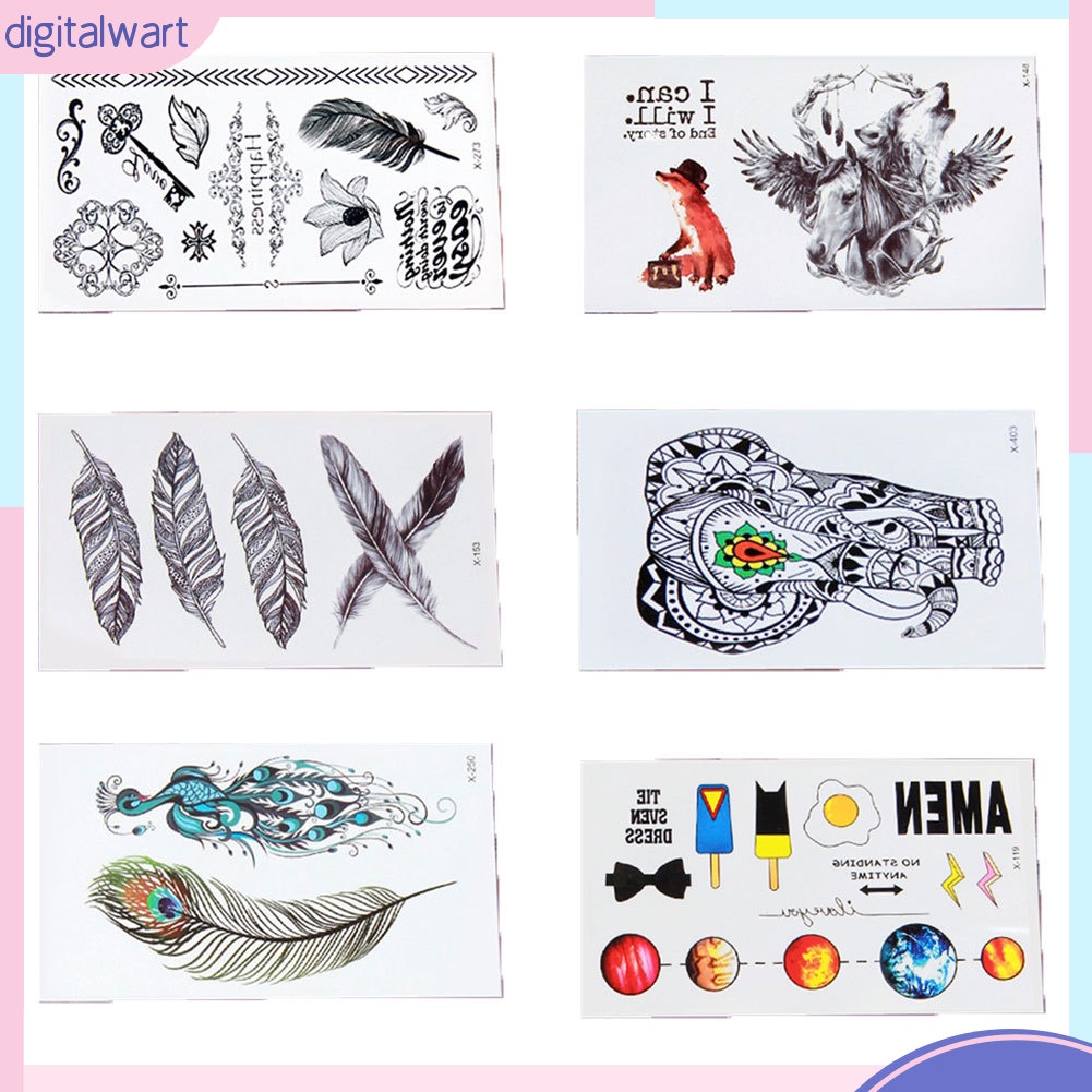 Hình xăm dán họa tiết dream catcher 3D chống thấm nước