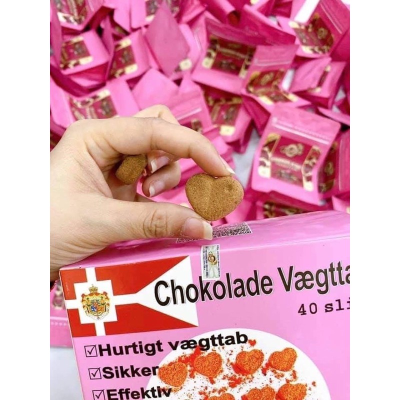 Kẹo Socola Giảm Cân Đan Mạch Loại Mạnh 40 viên