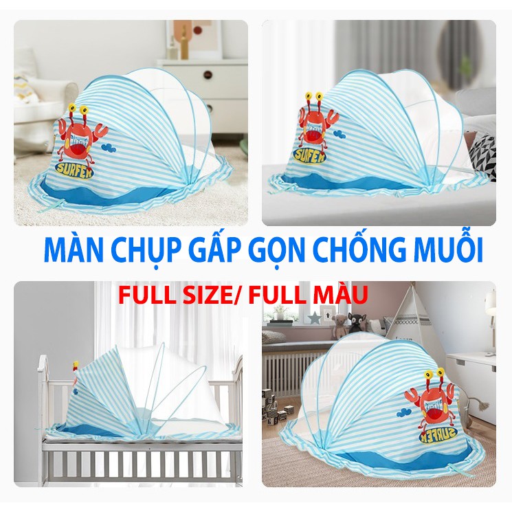 MÀN CHỤP ANIMAL GẤP GỌN CHỐNG MUỖI CHO BÉ/ MÀN NGỦ CHO BÉ