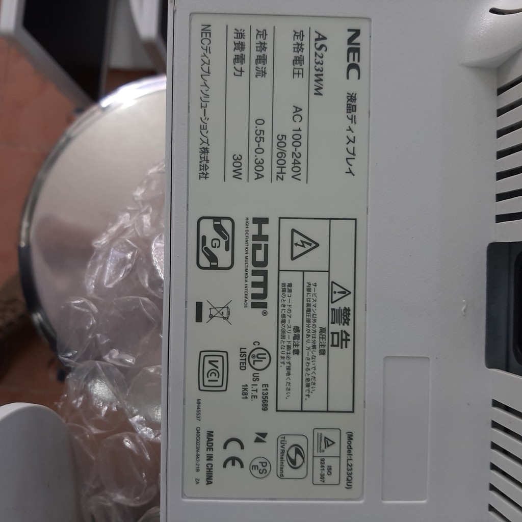 MÀN HÌNH LCD 23 INCH NEC LED IPS FULL HD. | BigBuy360 - bigbuy360.vn
