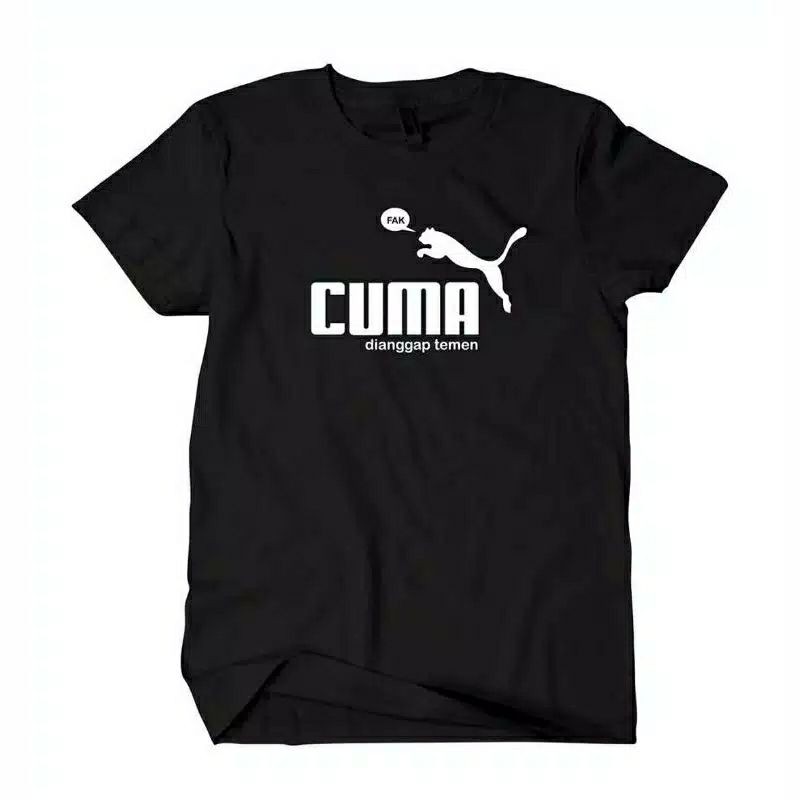 PUMA Áo Thun In Họa Tiết Cuma Distro 30s Cho Nam Và Nữ