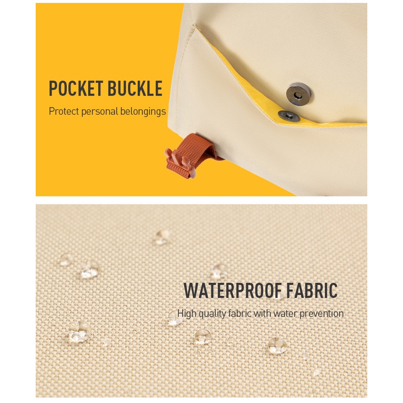 MAH OLI Ba lô giải trí Cambridge màu cổ điển - Túi nhỏ