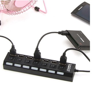 Hub 7 Cổng USB Có Công Tắc