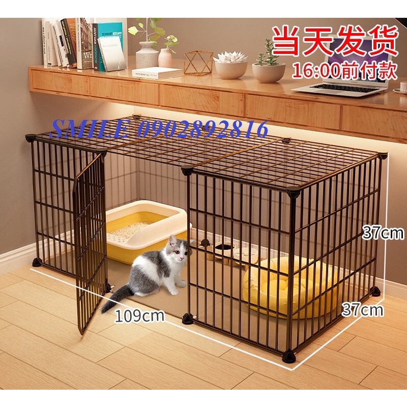 CHUỒNG,LỒNG,NHÀ LƯỚI THÉP GHÉP SƠN TĨNH ĐIỆN DÀNH CHO THÚ CƯNG CHÓ MÈO NHIỀU MÀU