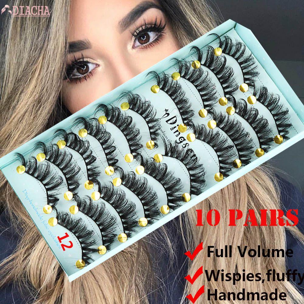 Set 10 Cặp Lông Mi Giả 3D Handmade Thời Trang Dành Cho Nữ