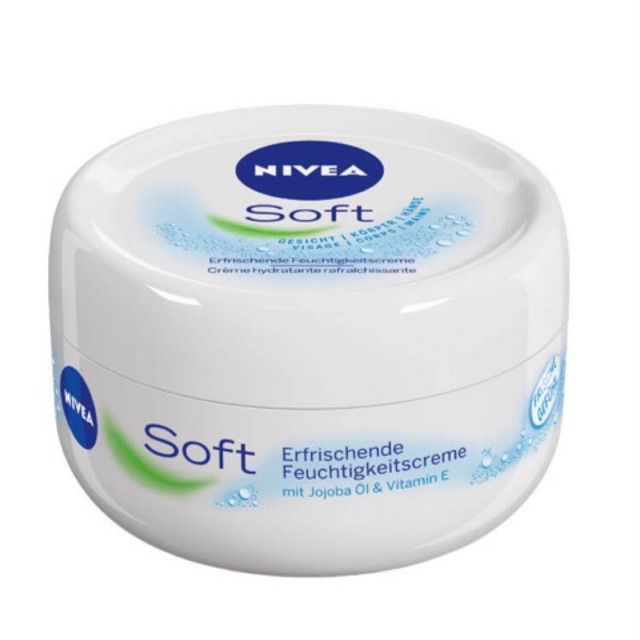 Kem dưỡng thể Nivea Soft 200ml - Đức
