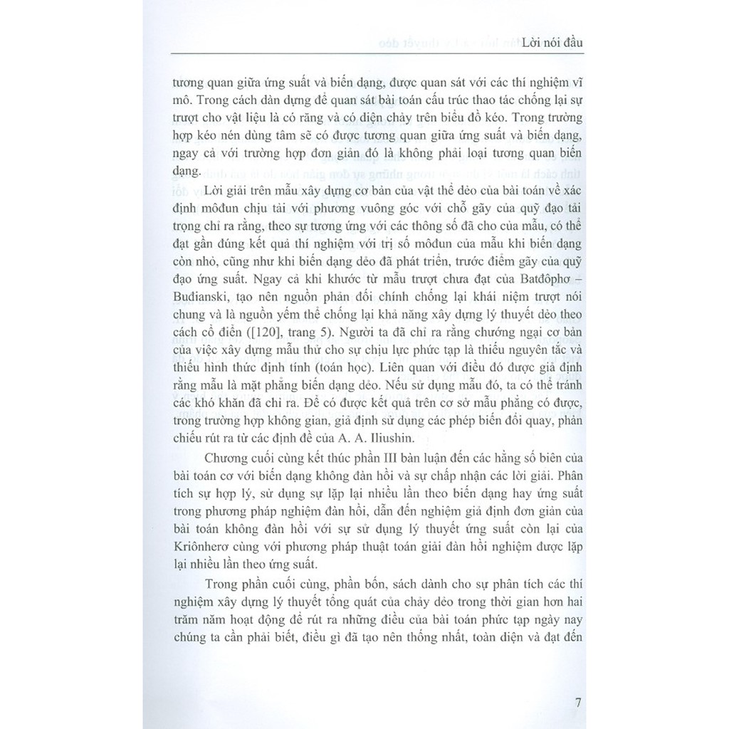 Sách - Lý Thuyết Đàn Hồi Và Lý Thuyết Dẻo