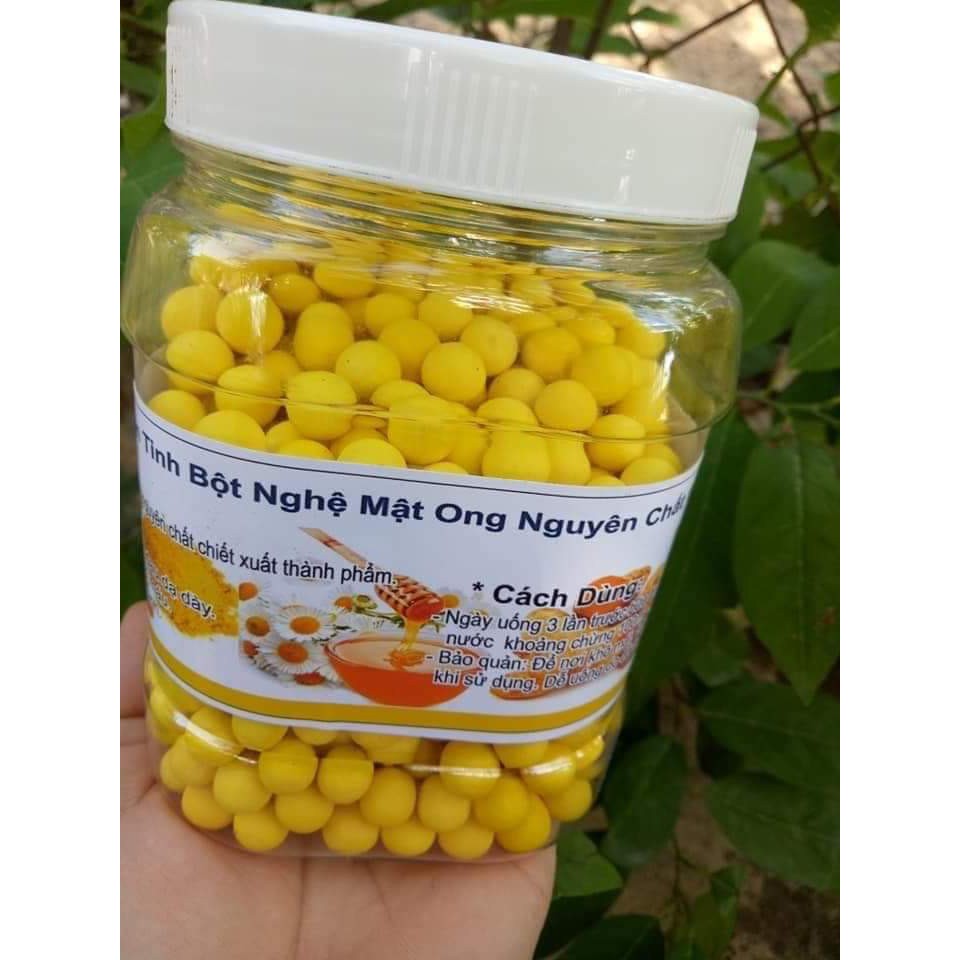 Tinh bột nghệ mật ong 100% nguyên chất