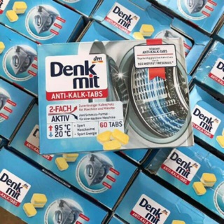 Viên tẩy rửa cho máy giặt Denkmit