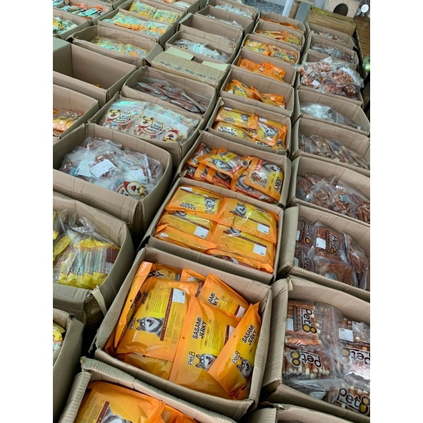 🇹🇭 Gà Sấy Nguyên Chất Snack PET8 Xương Thưởng Cho Chó Mèo Gói Lớn 350-400g