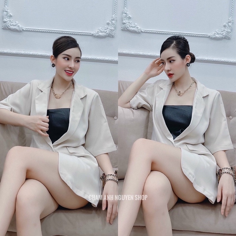 áo vets khuy bọc 4 màu sz sm