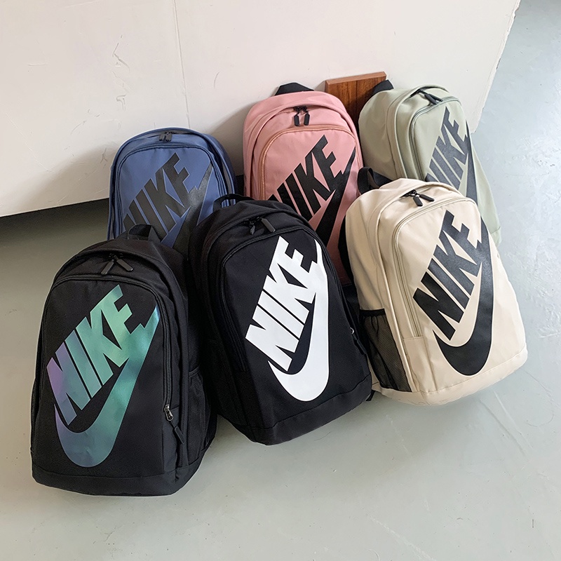 Túi Học Sinh Phong Cách Thể Thao Thông Thường Nike In ấn đơn Giản Ba Lô Thể Thao Nhanh Túi Thường Ba Lô Du Lịch Nam Túi Du Lịch Có Dây Kéo Dung Tích Lớn Thường Ba Lô Du Lịch Nam Frescoone Màu đặc