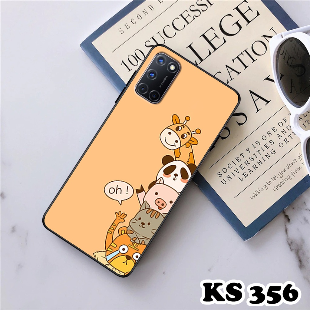 Ốp lưng Oppo A52 - Oppo A53 - Oppo A92 - Ốp in hình Cat&amp;Bear đáng yêu - Chất liệu TPU siêu bền