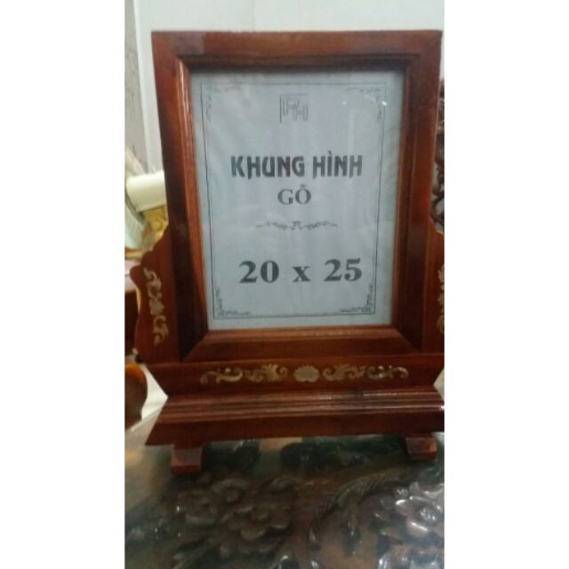 khung ảnh thờ gỗ xoan