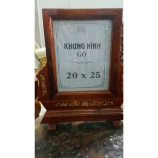 khung ảnh thờ gỗ xoan