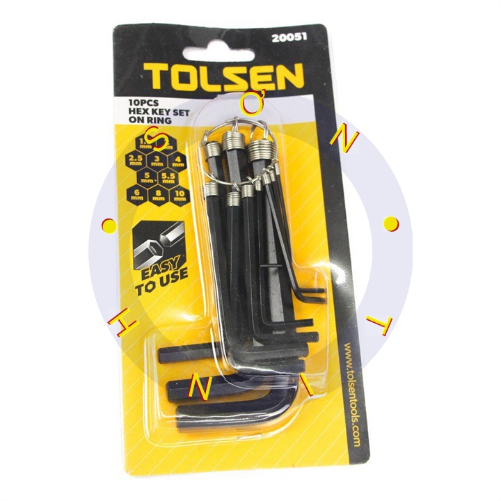 LỤC GIÁC BỘ 10 CÁI TOLSEN 20051