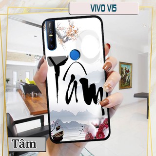 Ốp lưng Vivo V15-in chữ thư pháp