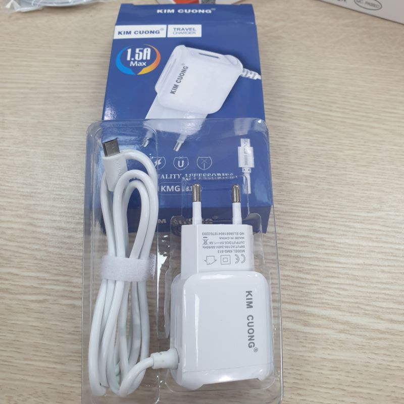 Sạc liền dây chân micro/chân 88/chân 86 bảo hành 12 tháng
