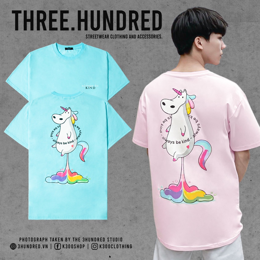 Áo Thun The Kind Unicorn Màu Hồng