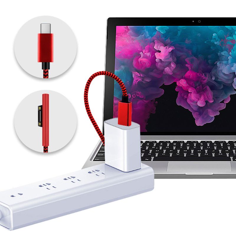 Dây Cáp Sạc Nhanh 15V 3A USB Type-C Cho Bề Mặt 3 4 5 6 7 PD
