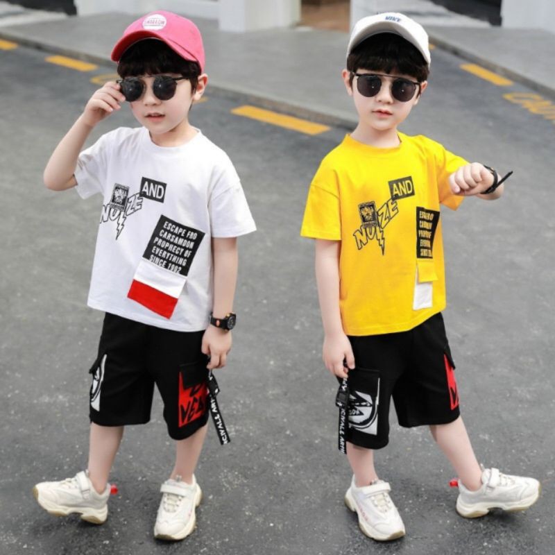 Bộ quần áo bé trai AND cotton cool ngầu